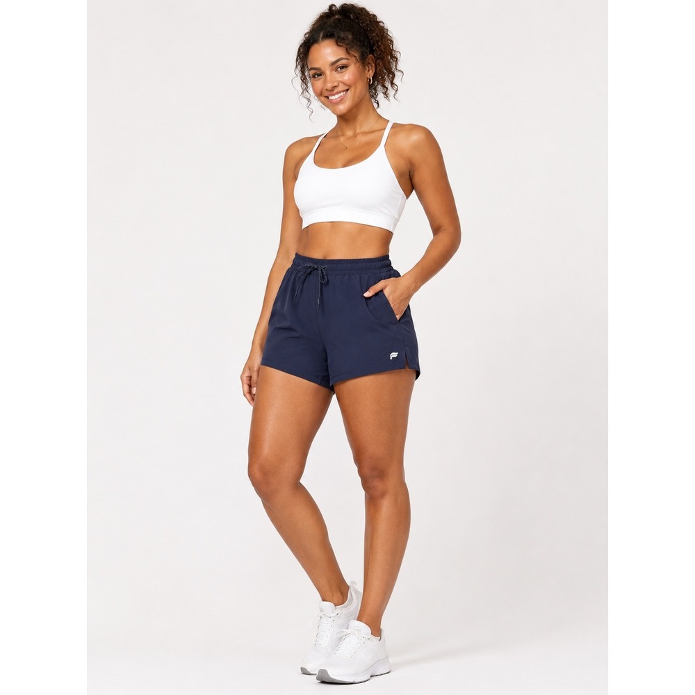 Fabletics 4X Navy Athletic Running Shorts Drawstring Lightweight Activewear Plus